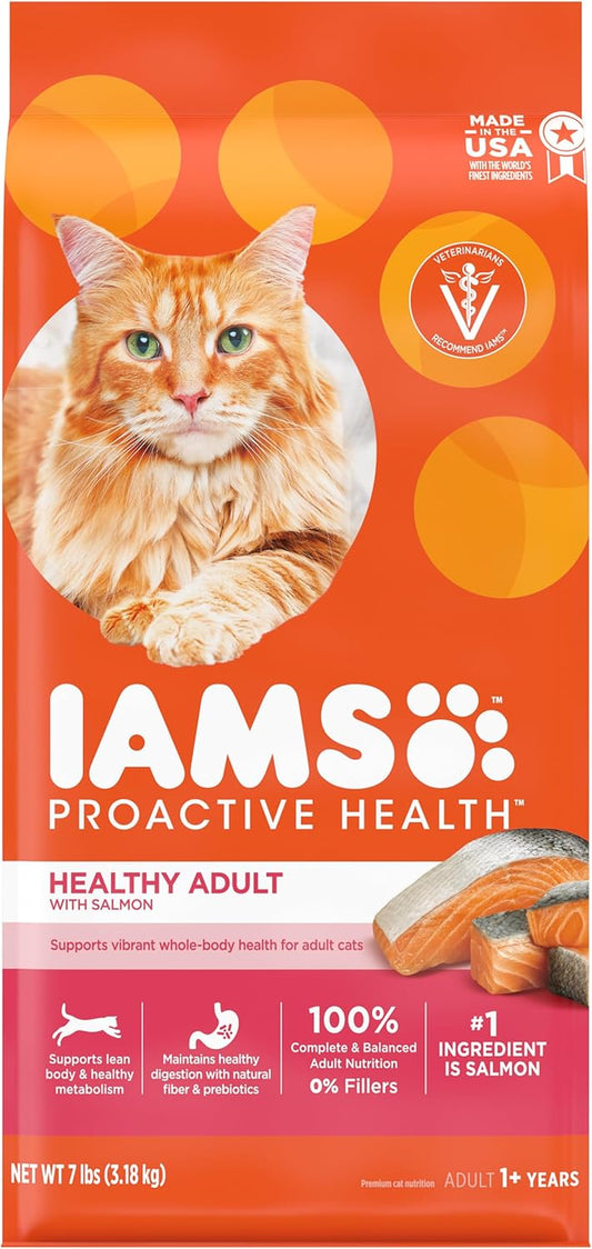 Proactive Health Adult Dry Cat Food with Salmon, 7 lb Bag